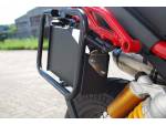 Klikněte pro detailní foto č. 9 - Kufry, brašny, držáky: Moto Guzzi V85TT Alu kryty vstřikovačů a nádobky + boční schránk