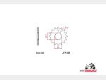Detail nabídky - Řetězy a kolečka: Přední řetězové kolečko JTF520.15 zubů