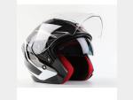 Detail nabídky - Přilby: Helma MAXX černo/bílá lesklá