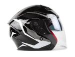 Klikněte pro detailní foto č. 2 - Přilby: Helma MAXX černo/bílá lesklá