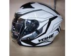 Klikněte pro detailní foto č. 1 - Přilby: Helma YOHE 878 bílo/černá