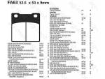 Klikněte pro detailní foto č. 2 - Brzdové destičky: Brzdové destičky FA63