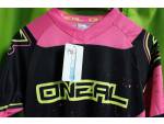 Klikněte pro detailní foto č. 2 - MX oblečení: Dres O'Neal růžovo-černý /S.