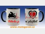 Detail nabídky - Volný čas: Hrníček Motorka je Srdeční Záležitost ®